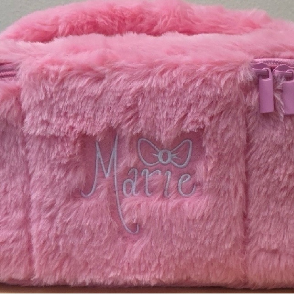 Disney Aristocrats Marie Pink Plush Cosmetics Case NWT - Picture 2 of 5